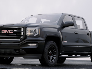 gmc sierra 2017 3D 模型