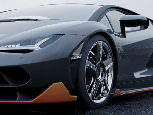 supercar centenario coupe 2017 3D Model