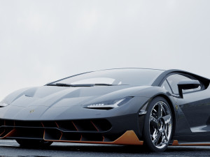 supercar centenario coupe 2017 3D Model