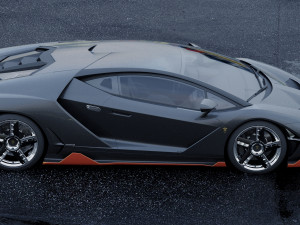supercar centenario coupe 2017 3D Model