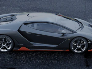 supercar centenario coupe 2017 3D Model