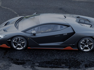 supercar centenario coupe 2017 3D Model