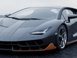 supercar centenario coupe 2017 3D Model
