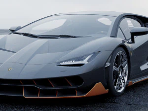 supercar centenario coupe 2017 3D Model
