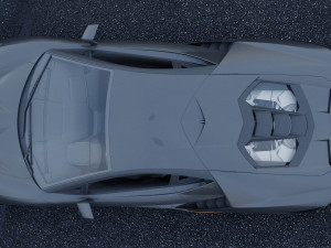supercar centenario coupe 2017 3D Model