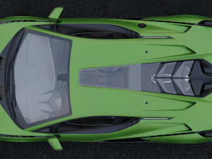 supercar sian 2020 3D Model