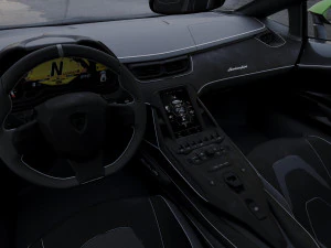 supercar sian 2020 3D Model