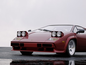supercar countach 5000 qv 1985 3D 模型