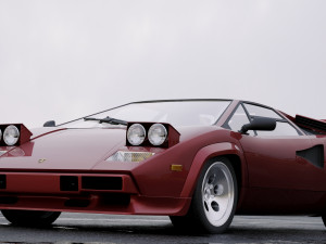 supercar countach 5000 qv 1985 3Dモデル