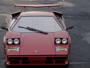 supercar countach 5000 qv 1985 3Dモデル
