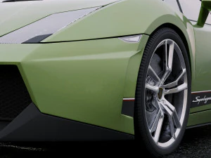 supercar gallardo lp570-4 superleggera 2011 3D Model