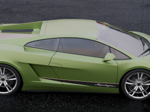 supercar gallardo lp570-4 superleggera 2011 3D 模型