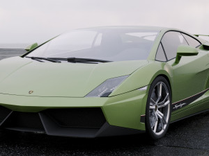 supercar gallardo lp570-4 superleggera 2011 3D 模型