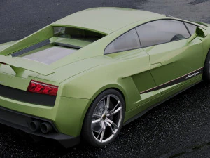 supercar gallardo lp570-4 superleggera 2011 3D Model