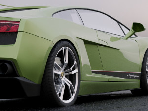 supercar gallardo lp570-4 superleggera 2011 3D 模型