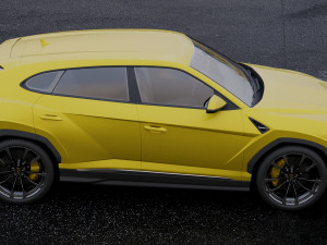 suv urus 2019 Modelo 3D