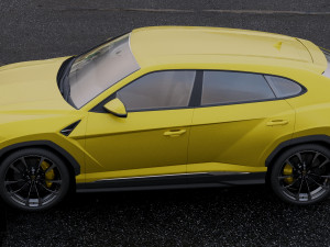 suv urus 2019 Modelo 3D
