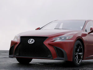 レクサス LS XF50 F スポーツ 2018 3Dモデル