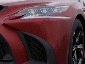 lexus ls xf50 f sport 2018 3D Model
