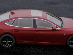lexus ls xf50 f sport 2018 3D Model