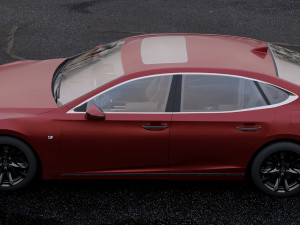 lexus ls xf50 f sport 2018 3D Model