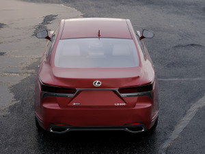 lexus ls xf50 f sport 2018 3D Model
