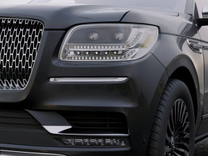 lincoln navigator black label 2017 3Dモデル