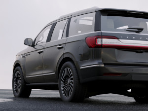 lincoln navigator black label 2017 3Dモデル