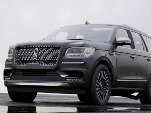 lincoln navigator black label 2017 3Dモデル