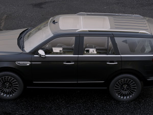 lincoln navigator black label 2017 3Dモデル