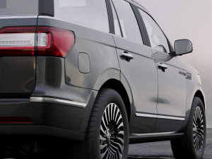 lincoln navigator black label 2017 3Dモデル