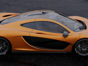 mclaren p1 2014 3D Модель