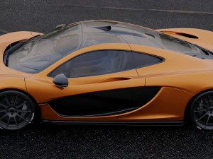 mclaren p1 2014 3D Model