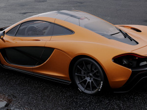 mclaren p1 2014 3D Модель