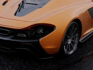 mclaren p1 2014 3D Модель