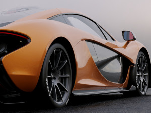 mclaren p1 2014 3D Модель