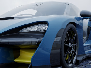 mclaren senna 2019 3D Model