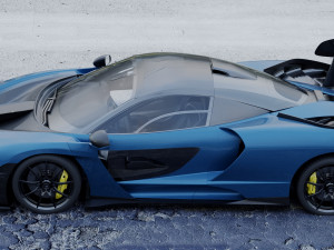 mclaren senna 2019 3D Model