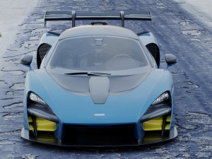 mclaren senna 2019 3D Model