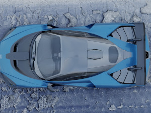 mclaren senna 2019 3D Model