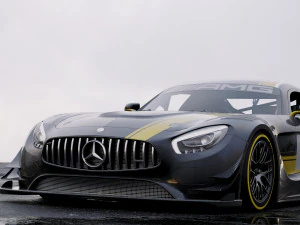 mercedes benz amg gt3 Modelo 3D