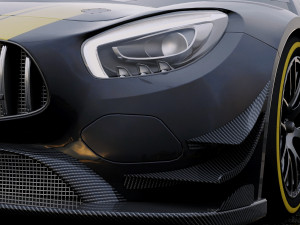 mercedes benz amg gt3 3D Model