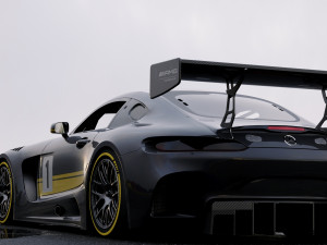 mercedes benz amg gt3 3D Model