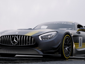mercedes benz amg gt3 3D Model