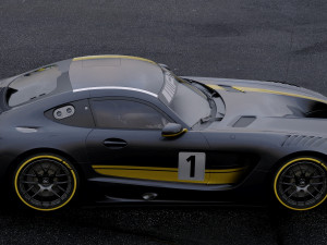 mercedes benz amg gt3 3D Model