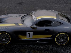 mercedes benz amg gt3 3D Model