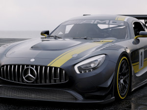 mercedes benz amg gt3 3D Model