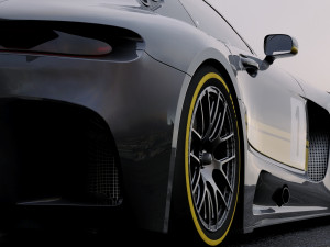 mercedes benz amg gt3 3D Model