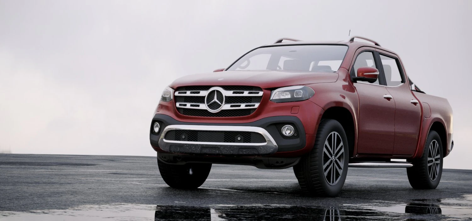 mercedes benz x class power 2018 3D Model .c4d .max .obj .3ds .fbx .stl .blend 