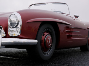 mercedes-benz 300 sl 1957 3D मॉडल